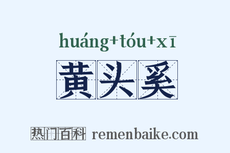 黄头奚是什么意思的图片
